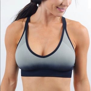 ZYIA Ombré Seamless Bra Large NWT